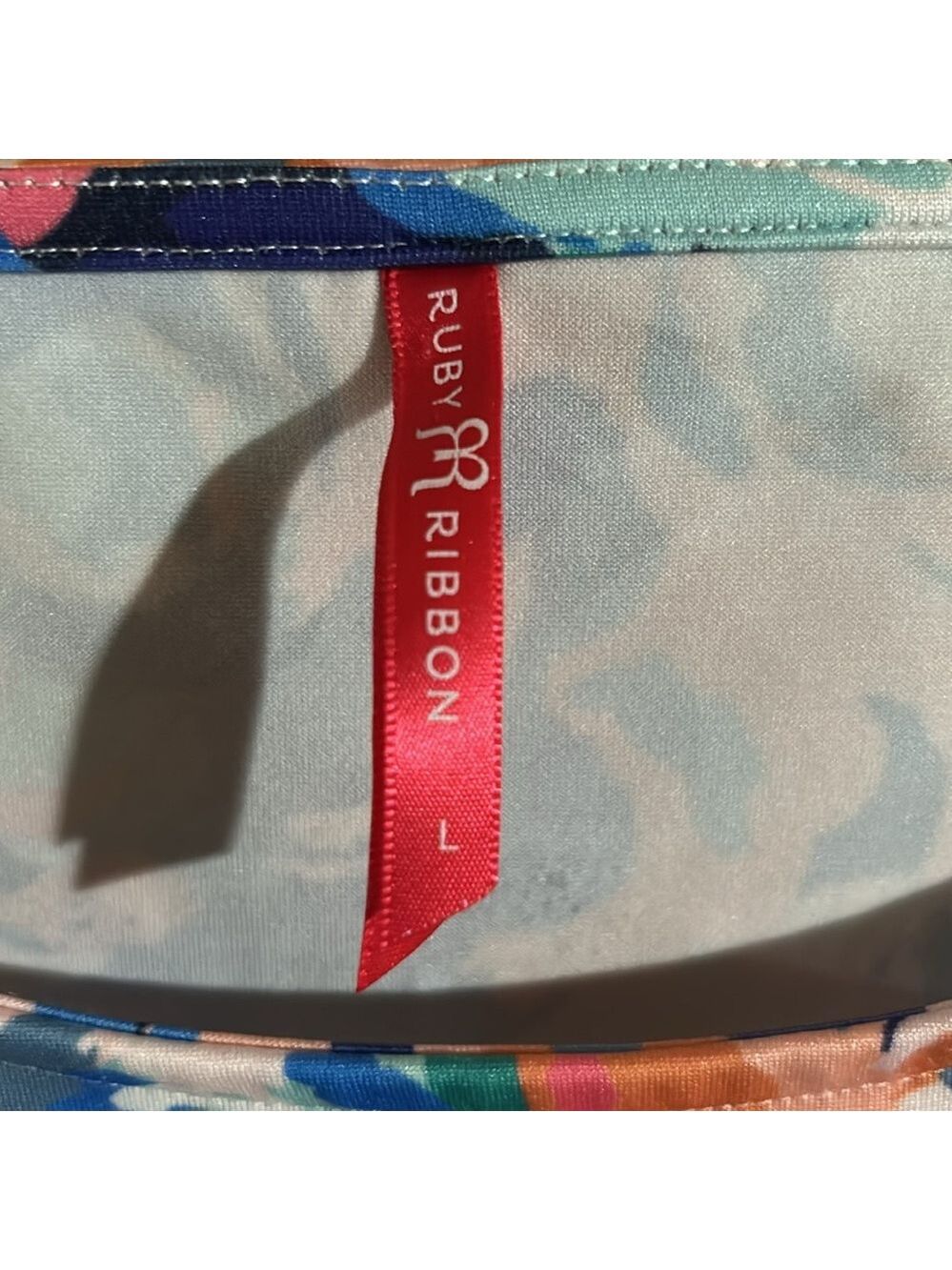 Ruby Ribbon Multicolor Patterned Dress - Picture 2 of 4